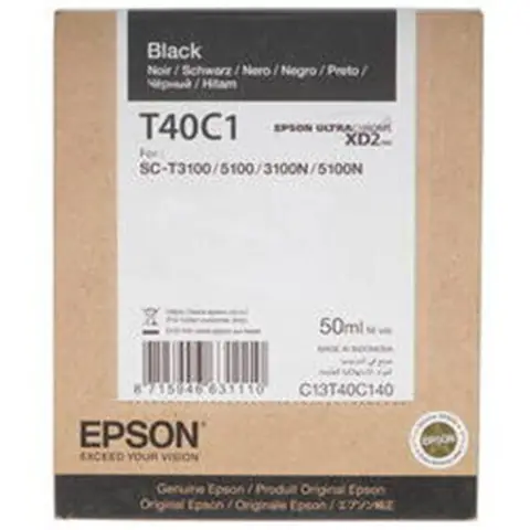 Epson T40C1 - Tusz czarny do Epson SureColor SC-T3100, SC-T5100